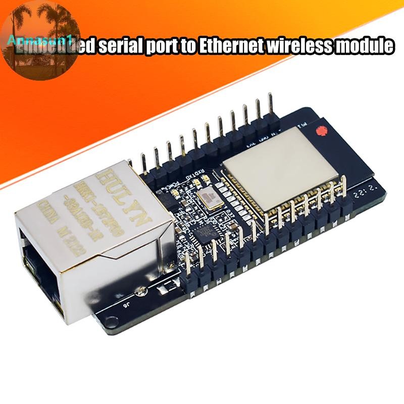 Annasun WT32-ETH01 ฝังพอร์ตอนุกรมเครือข่าย patible Ethernet WIFI Combo Gateway MCU ESP32 โมดูลไร้สาย