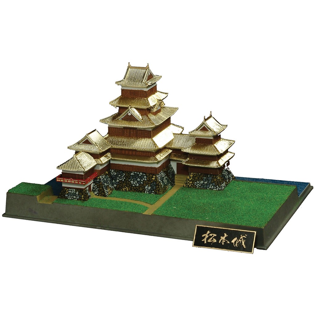 Doyo-sha 1/430 Famous Japanese Castles Gold Series National Treasure Matsumoto Castle Plastic Model 