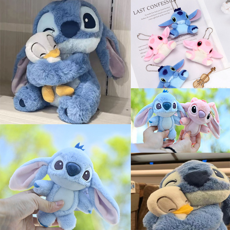 Lilo & Stitch ตุ๊กตา ของเล่น Stitch ตุ๊กตาตุ๊กตาสําหรับเด็กของเล่นของขวัญกระเป๋าจี้เครื่องประดับ