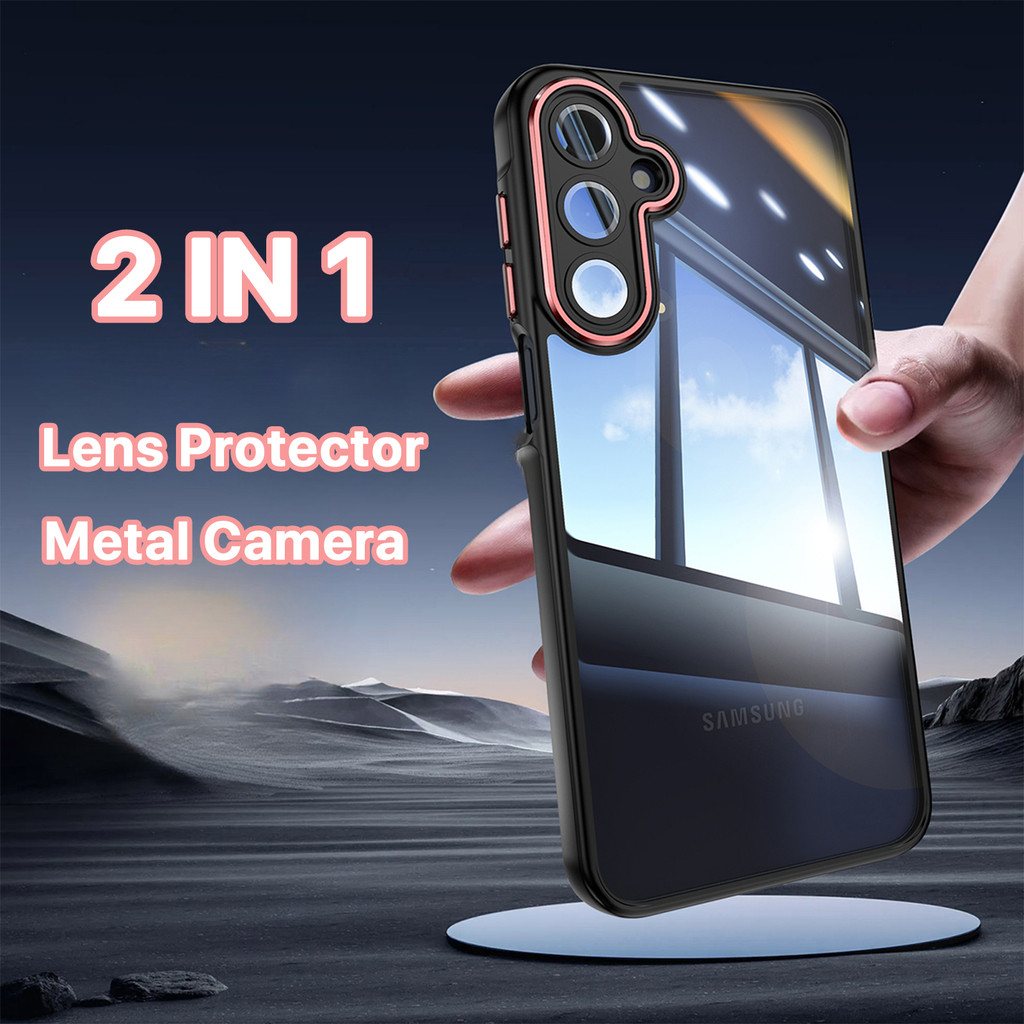 เคส Samsung A56 5G A36 A26 A16 A06 5G ปกป้องเลนส์ แข็ง ถุงลมนิรภัย กันกระแทก โปร่งใส ความงาม ทนต่อกา