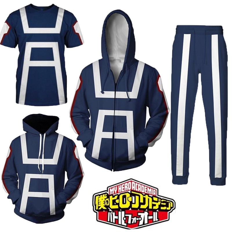 My Boku no Hero Academia Hoodie Man Gym Hoodie เสื้อกางเกง