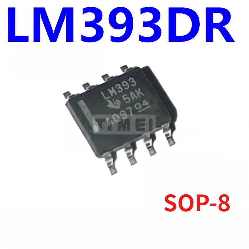 50/20pcs Original LM393DR LM393 SOP-8 Low-Power Dual Voltage Comparator IC