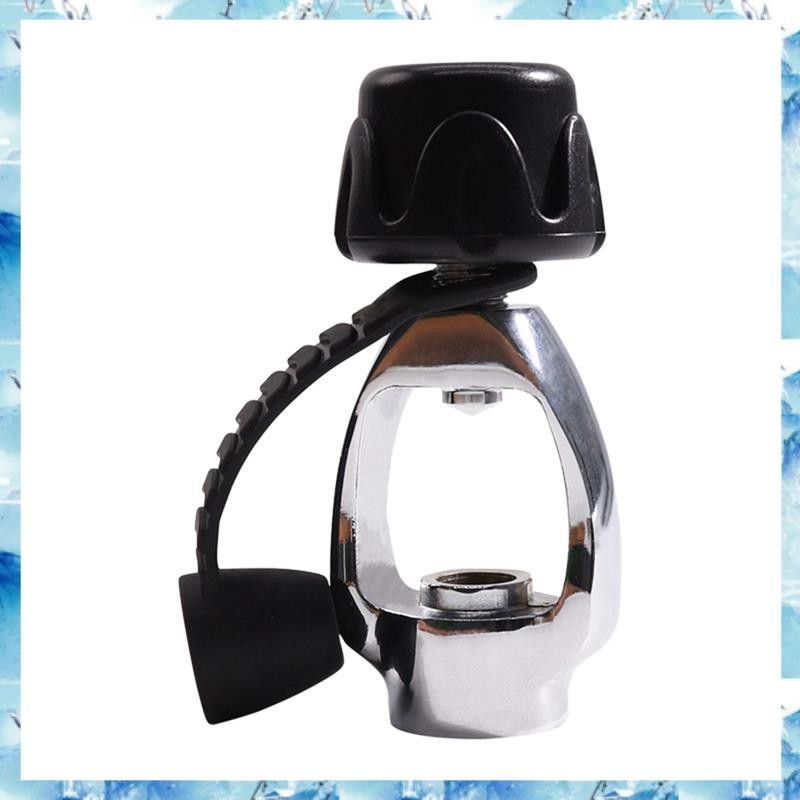 [ ] 300Bar 4500Psi Din To Yoke Regulator Adapter ดําน้ําถังแรงดันสูงบรรจุวาล์ว Din Station พร้อมหมวก