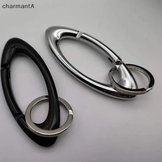 CharmantA ผู้ชาย Carabiner Blackout Mountaineering พวงกุญแจรูปไข่มัลติฟังก์ชั่นเข็มขัดหัวเข็มขัดอุปกรณ์เสริม Key แหวน Unisex TH