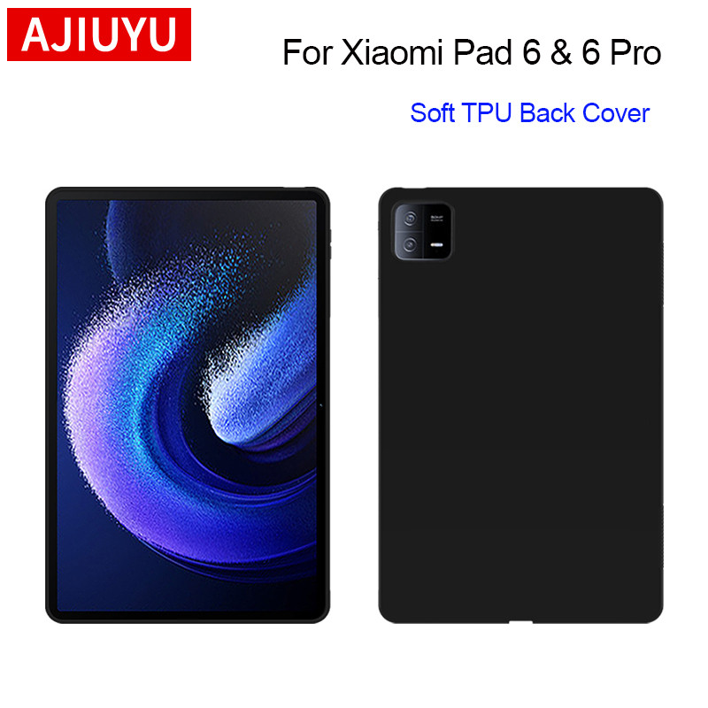 AJIUYU แท็บเล็ต Soft Case สําหรับ Xiaomi Pad 6 Pro 11 นิ้ว Mi Pad 6 MiPad 6 Pro mipad6 ซิลิโคน TPU ส