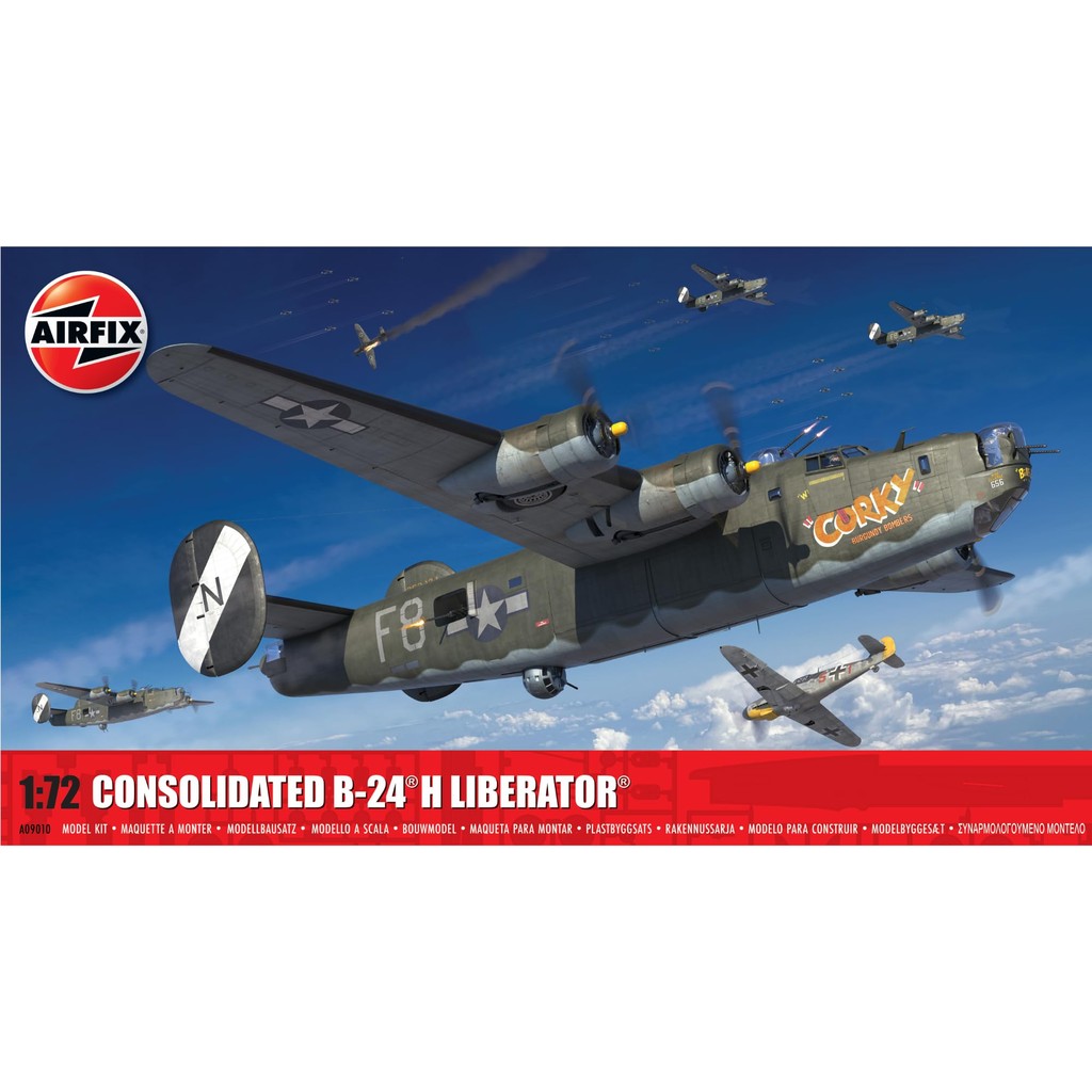 Airfix 1/72 American Consolidated B-24H Liberator Plastic Model X9010
