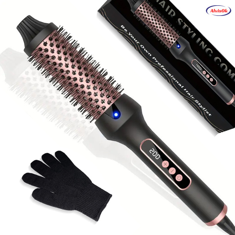 ม้วนผม ลอนมาม่า 38มม ร้อนเร็ว ปล่อยไอออนลบ ผมลอนสวยอยู่ทรง