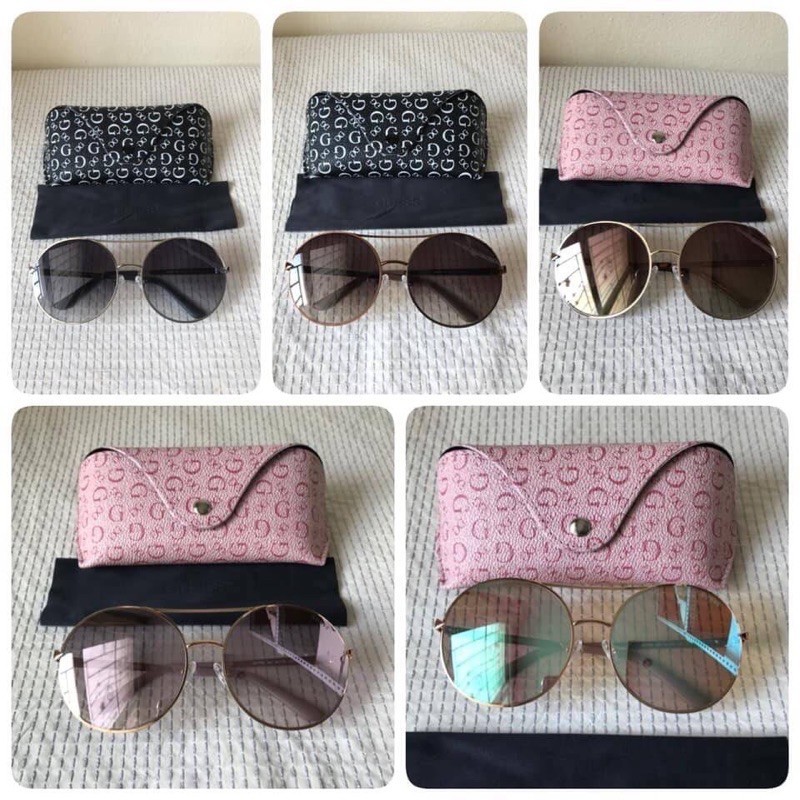 แว่นกันแดดกันยูวี Guess GU7559 ของแท้ 100%  ของใหม่ มือหนึ่ง สินค้าพร้อมกล่อง