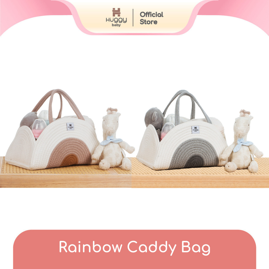Huggy Baby BAG01R RAINBOW Caddy Bag | กระเป๋าใส่ผ้าอ้อมเด็ก ออแกไนเซอร์
