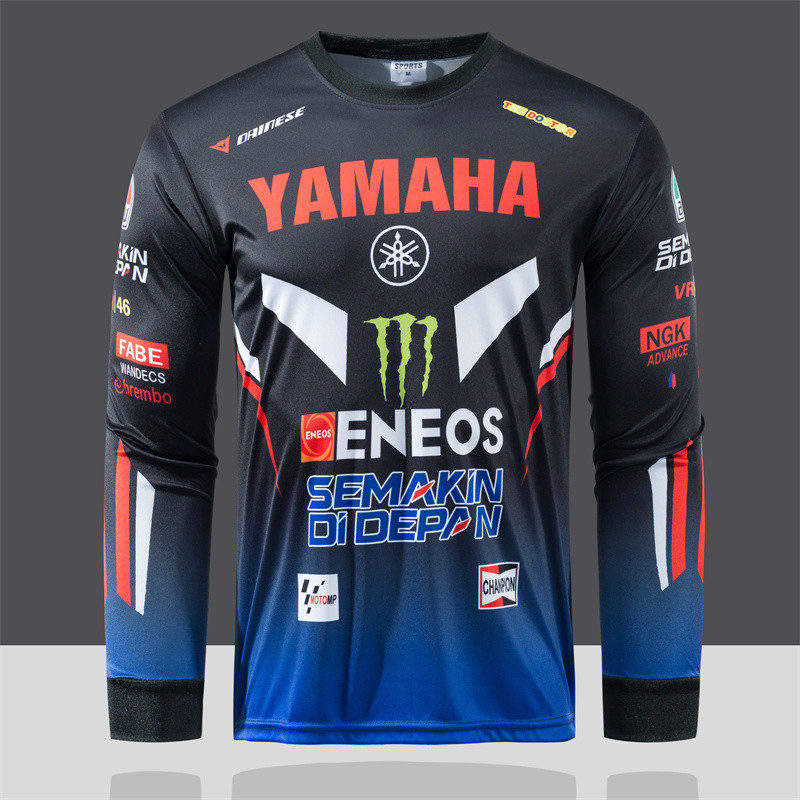 เสื้อผ้ามอเตอร์ไซค์ เสื้อกีฬา เสื้อปั่นจักรยานผู้ชาย สุดคูล เสื้อยืดแขนยาว