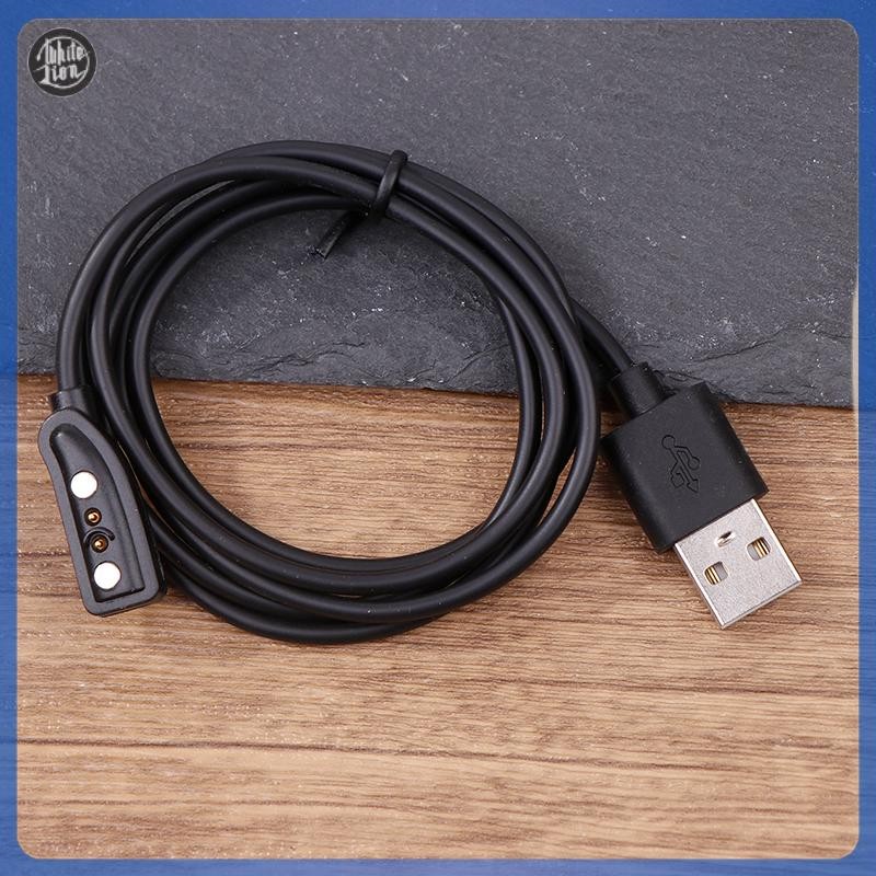 WL| 100 ซม.Smartwatch USB สายชาร์จผู้ถือ Smart Watch Dock สายไฟอะแดปเตอร์ชาร์จสําหรับ Pebble 1st 2nd