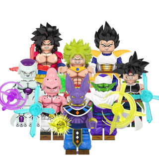Anime Dragon Ball Action Figures Vegeta Burdock Piccolo Birusu Broly Majin Buu Frieza Son Goku Super