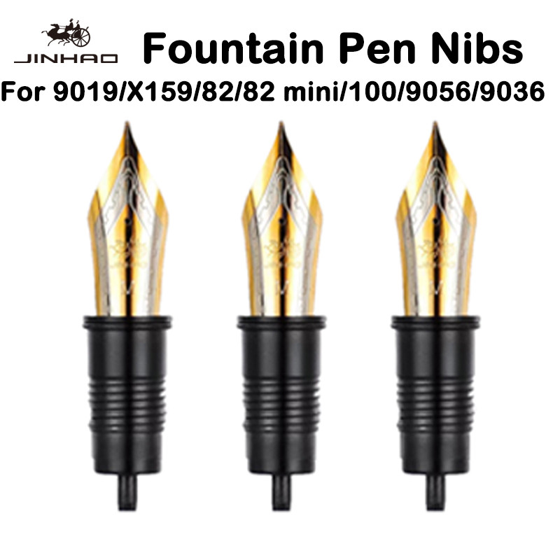 1/3 PCS JINHAO Iridium แทนที่ EF/F/M Nib สําหรับ 9019/X15/9/82 mini100/9056/9036 Fountain ปากกาโรงเร