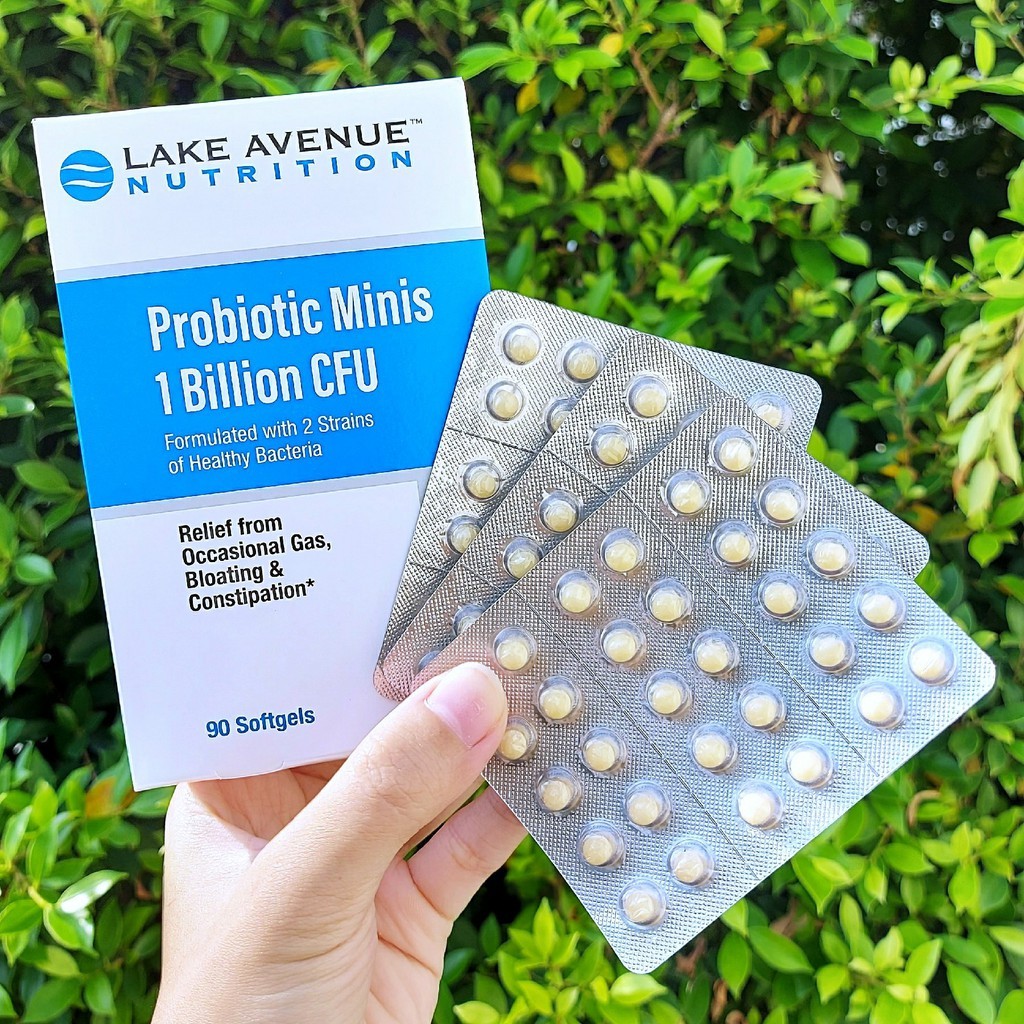 40% Sale!!!EXP.10/25 Probiotic Minis 2 Strains of Healthy Bacteria 1 Billion CFU 90 MiniSoftgels - L