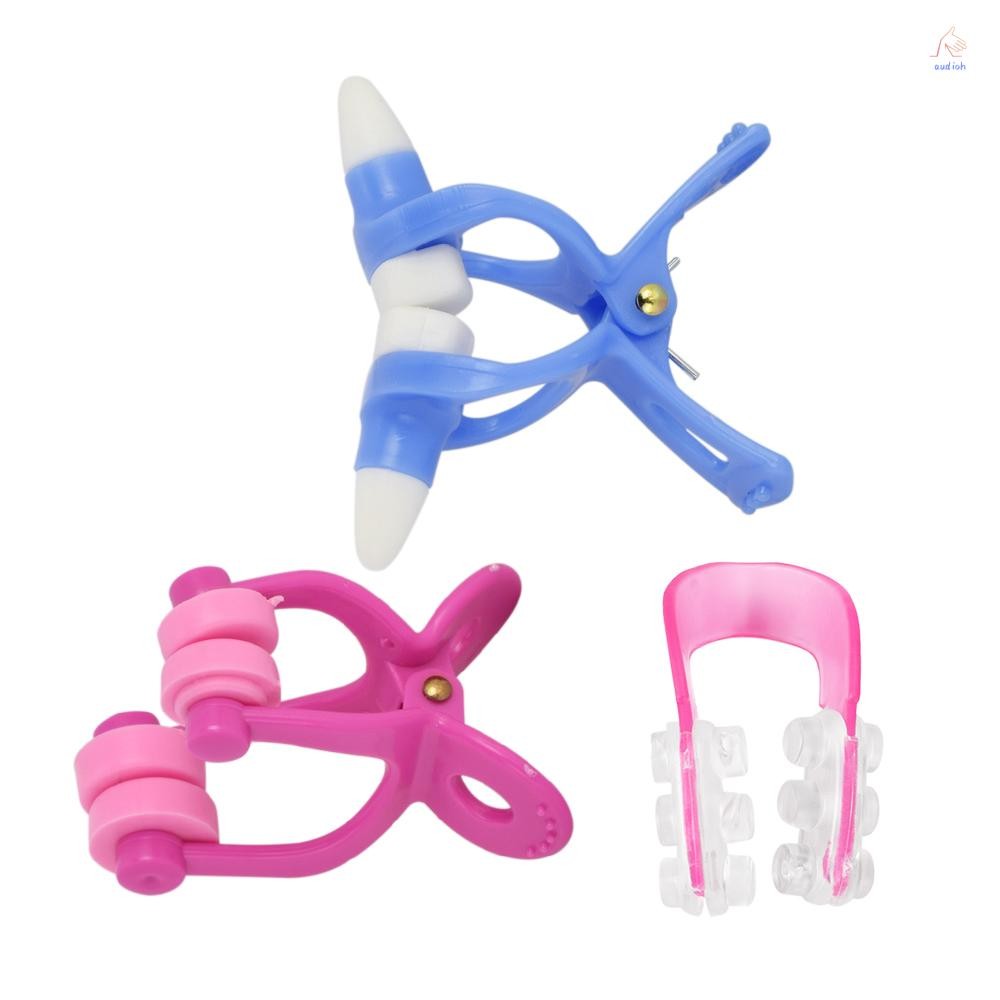 3ps Magic Nose Shaper Lifting Bridge Straightening Clip Nose Up Clip เครื่องมือนวดจมูกชุดแก้ไข