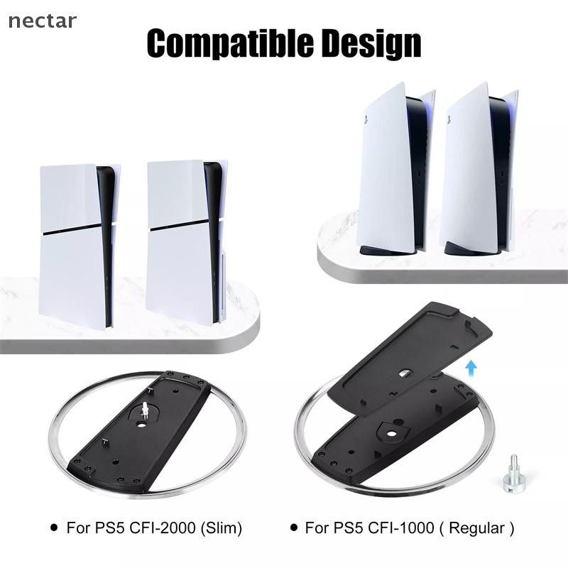Tar เกมคอนโซลฐานสําหรับ Ps5 Slim แนวตั้ง Anti-Slip สําหรับ Sony Playstation 5 Slim Disc Digital Edition อุปกรณ์เสริม N