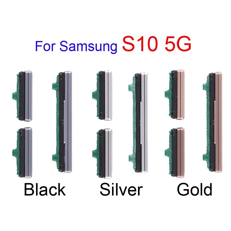 ปุ่มเปิดปิดปุ่มปรับระดับเสียงด้านข้างสําหรับ Samsung Galaxy S10 5G