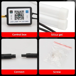 12V 2PCS DRL รถ LED ไฟวิ่งกลางวัน APP ควบคุมยืดหยุ่น RGB Symphony ไหลไฟเลี้ยวแถบไฟหน้าโคมไฟตกแต่ง