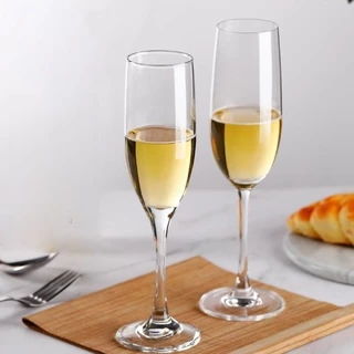 แก้วแชมเปญ CHAMPAGNE แก้วไวน์ สวยหรูหรา ขนาด185 ml แก้วมีก้าน