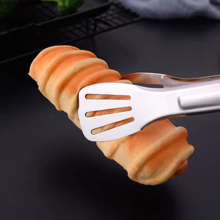Featured ที่คีบอาหาร ที่คีบเนื้อ ที่คีบขนมปัง ที่คีบเนื้อ BBQ ที่คีบสแตนเลส สแตนเลสหนา ปากแบน 7/9 นิ้ว