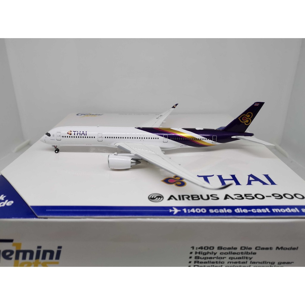 Geminijets 1: 400 THAI Airlines A350-900 HS-THB โมเดลเครื่องบินโลหะผสม