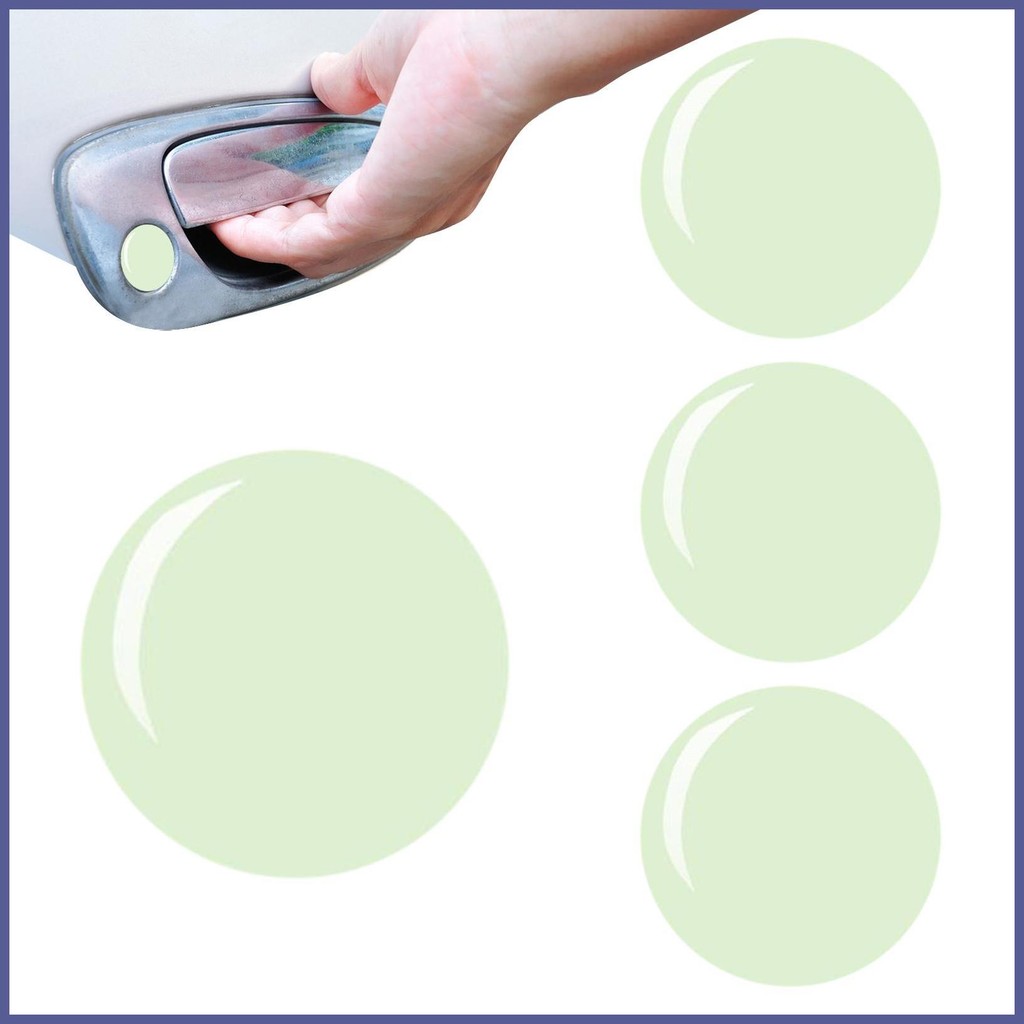 รถประตูสกรูหมวก 4 ชิ้น Anti-Blocking รถประตูล็อคสกรู Protector Key Decor ประตูรถล็อคสกรูป้องกัน wescuhth