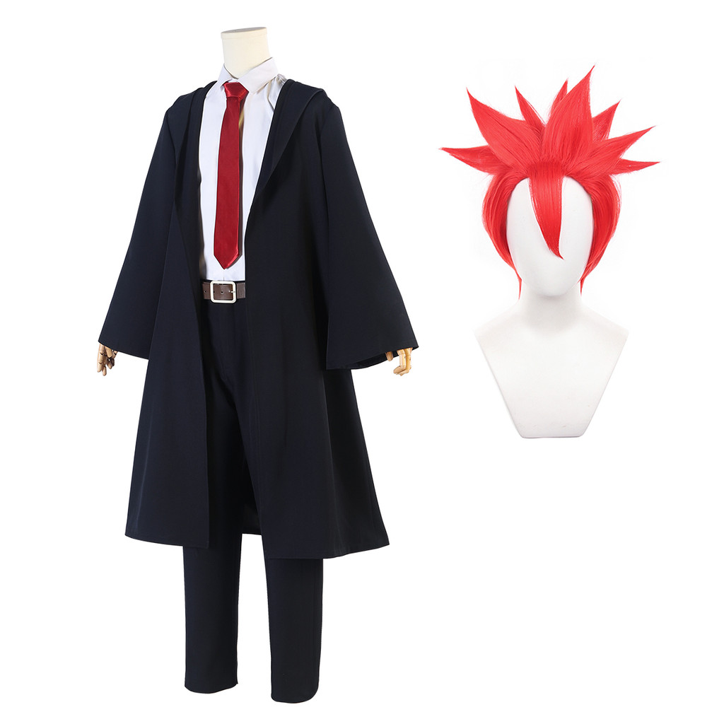 YHOLOUN Mashle อะนิเมะ Dot Barrett คอสเพลย์ชุดวิกผมเสื้อคลุม Cape เสื้อกางเกง Tie ฮาโลวีน Cos Conven