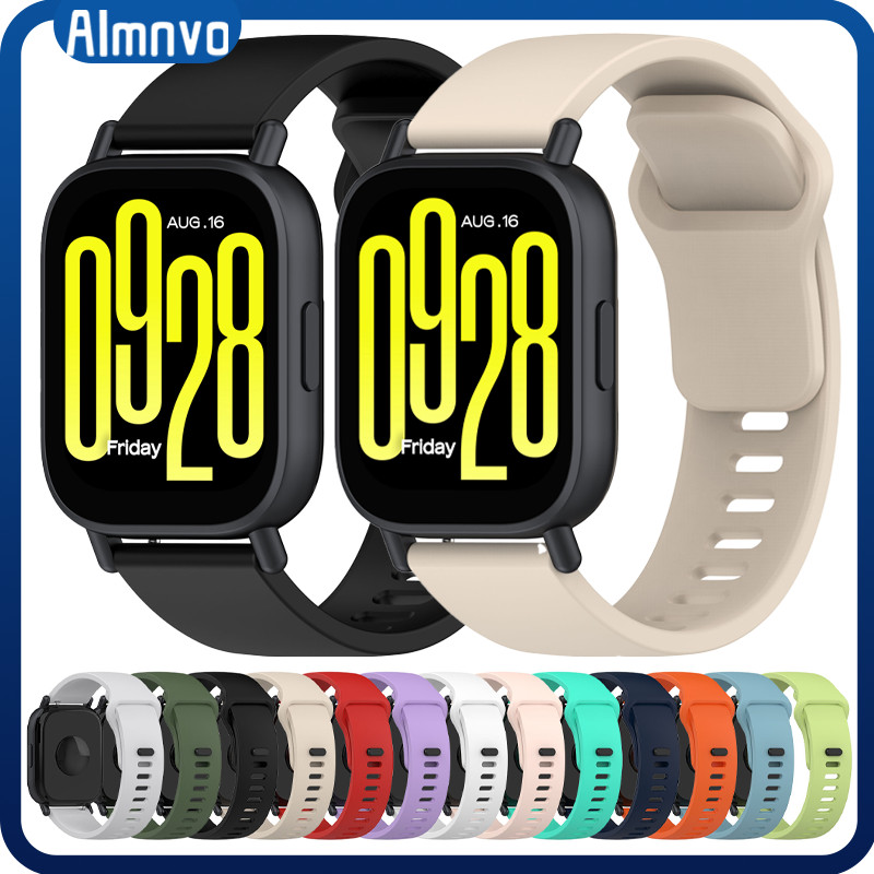 22mm สายซิลิโคน for Redmi Watch 5 Active / Mi Watch 5 Lite เปลี่ยนสายยาง Smartwatch for Huawei / Samsung / Aolon / Itel