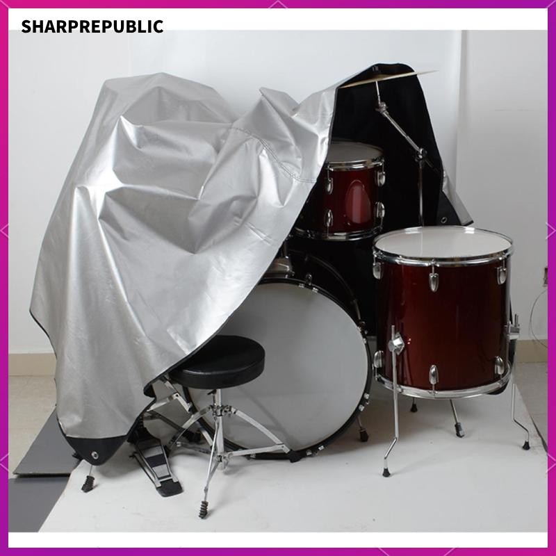 [Sharprepublic] ชุดผ้าคลุมกลอง ผ้าออกซ์ฟอร์ด กันน้ํา กันฝุ่น 78.74x98.43 นิ้ว