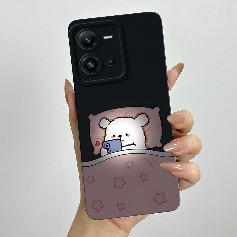 สําหรับvivo V25 5G/vivo V25E 4Gการ์ตูนสไตล์ทาสีครึ่งห่อCoqueสําหรับVivo V 25 5G/vivo V 25E 4Gซิลิโคนนุ่มโทรศัพท์กรณี ราคา ถูกที่สุด ดีลบีเคเค แกลเลอรีภาพที่ 8