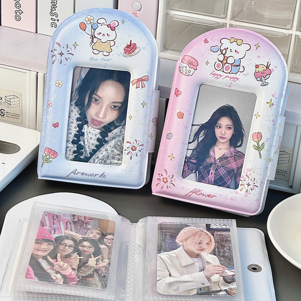 【พร้อมแล้ว!!!】Kpop Photo Card 3 Inch Organizer Book Postcard Photo Album Card Collection Cardalbum For Photographs
