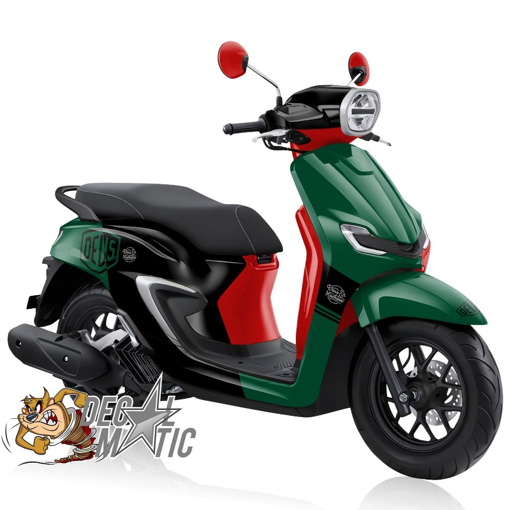 Decal Full Body Stylo 160 - สติ๊กเกอร์เต็มตัว Skotlet Variation Full Honda Stylo 160 - De Us Ex Mach