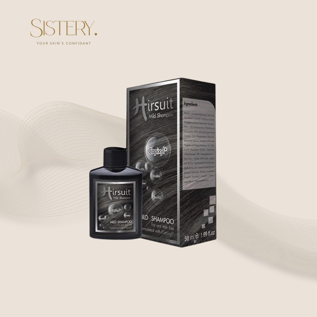 Hirsuit Mild Shampoo 50ml แชมพู ลดผมร่วง แชมพูสูตรอ่อนโยน