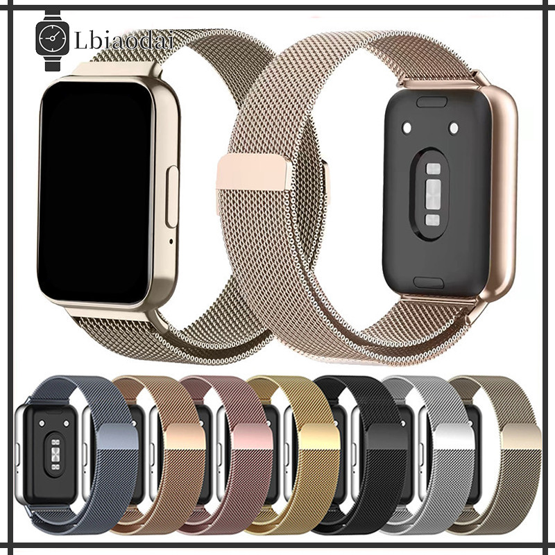 สแตนเลสเข็มขัดแม่เหล็ก for Samsung Galaxy Fit 3 มิลานลูปสายนาฬิกาโลหะอุปกรณ์เสริม Samsung Fit 3