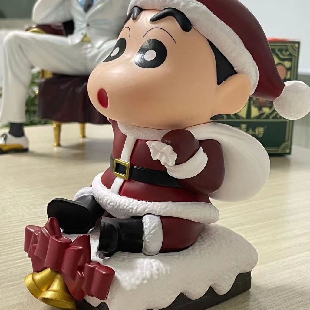 Crayon Shin-Chan Ski Hand-Made Ski Shin-Chan อินเทรนด์เล่นการ์ตูนตุ๊กตารุ่นตกแต่งของขวัญวันเกิด