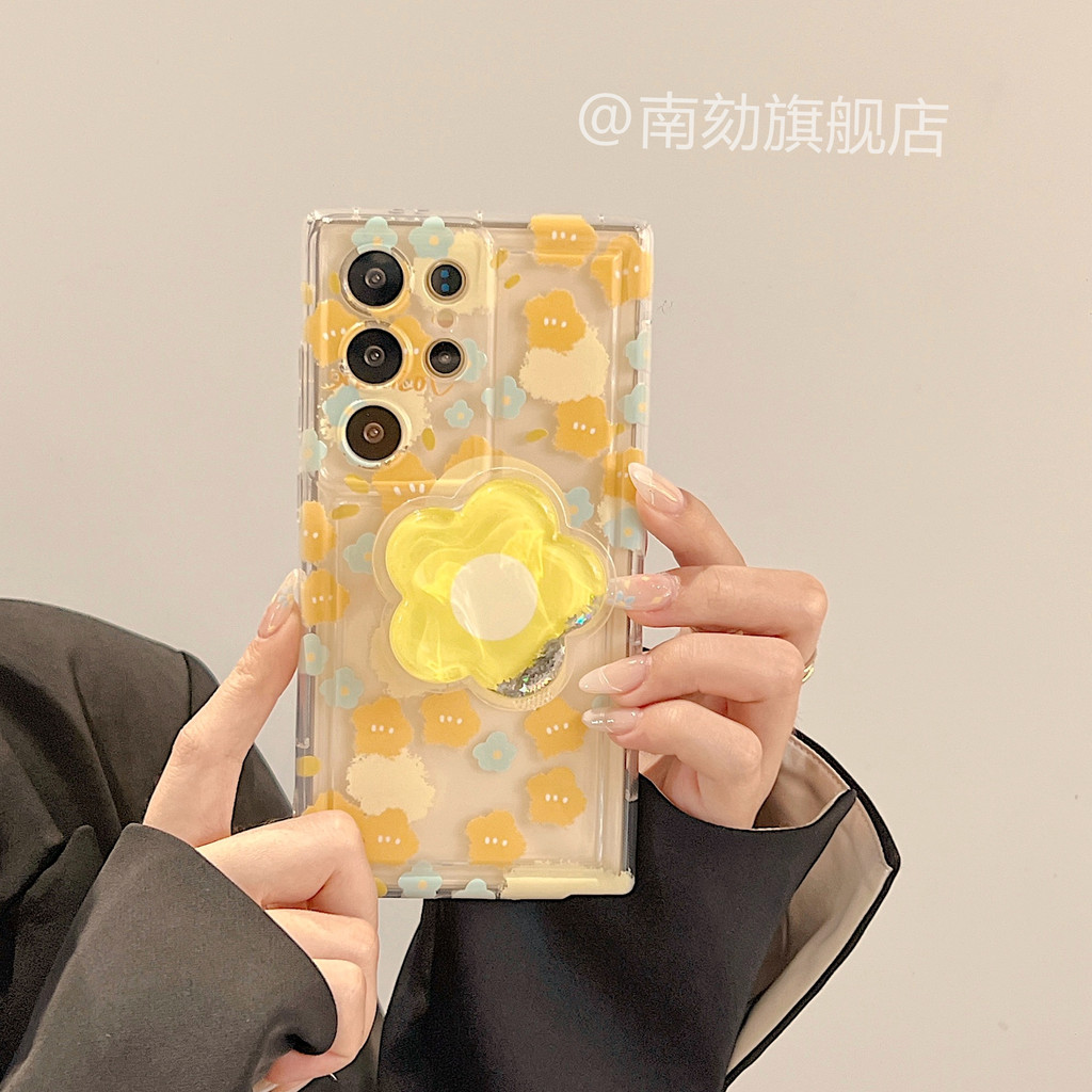 เหมาะสําหรับ Samsung s24ultra เคสโทรศัพท์ s23u กันกระแทก s22 Plus สิบ a52s21fe Ah a55note20s20a54a53 น่ารัก 10 + Plus ดอกไม้ฤดูใบไม้ร่วงฤดูหนาวรวมทุกอย่างพร้อมขายึดไม่ชนเชลล์