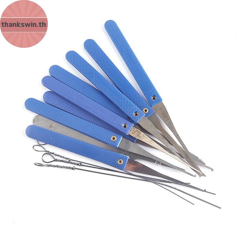 ขอบคุณ 13 ชิ้น/เซ็ตล็อคซ่อม Pick Professional ลบ Broken Key เครื่องมือช่างกุญแจ Supply th