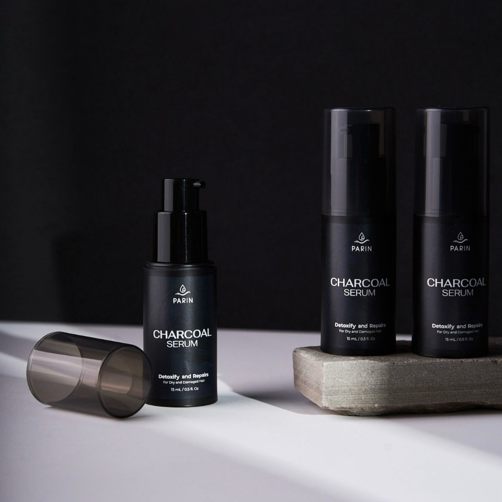 ( กดในไลฟ์ถูกกว่า ) ชาโคลเซรั่ม 15 ml. PARIN CHARCOAL SERUM เซรั่มเส้นผม ราคา ถูกที่สุด ดีลบีเคเค แกลเลอรีภาพที่ 6