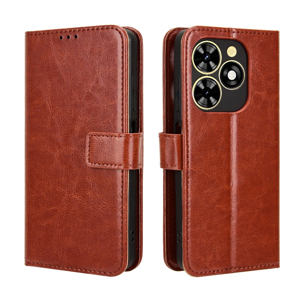 สําหรับ Tecno Spark Go 2024 BG6 กระเป๋าสตางค์หนัง PU ฝาหลังสําหรับ Tecno SparkGo 2024 BG6 เคสโทรศัพท