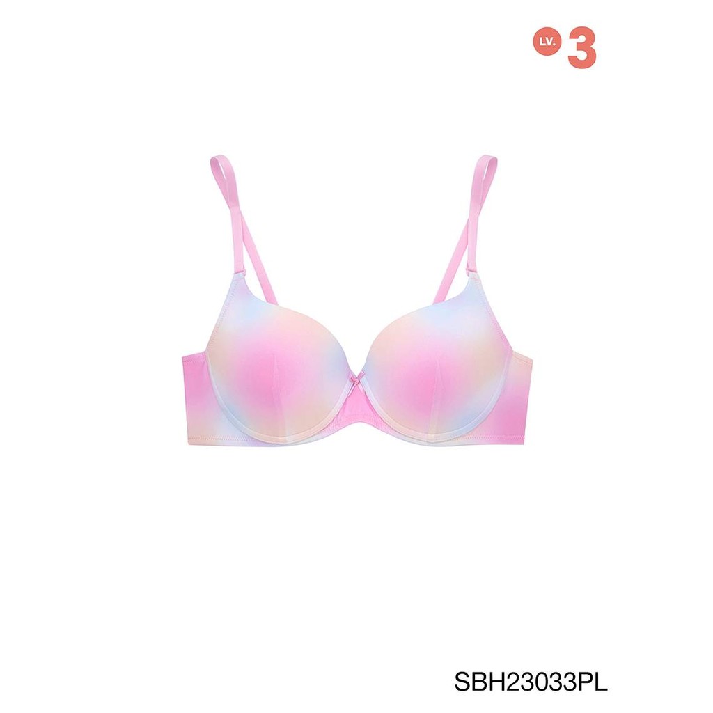 Sabina Soft Doomm Level 3 เสื้อชั้นใน มีโครง รหัส SBH23033PL - สีชมพูอ่อน