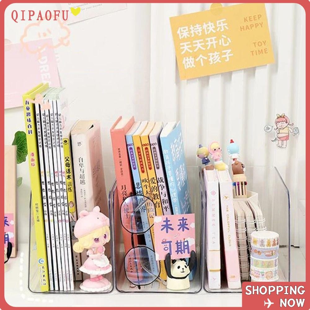 คิปาโอฟู ชั้นวางหนังสือ, ยืนหนังสือรูปตัวยูโปร่งใส, ง่ายฟรีรวมกันอะคริลิหนังสือออแกไนเซอร์โฮมออฟฟิศ