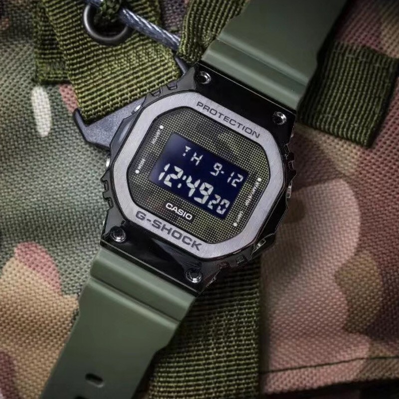 G-shock GM-5600 Skeleton Gold Metal Series GM-5600SG-9D นาฬิกาสปอร์ต นาฬิกากันน้ํา unisex K874