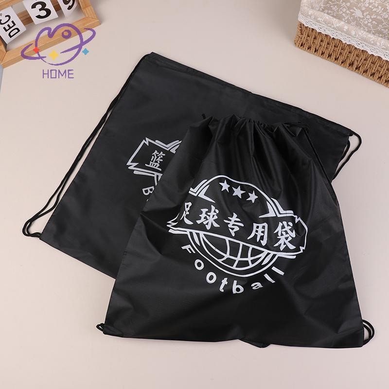 [mayhome] Outdoor Sport Large Capacity Bundle Pocket Drawstring Storage Bag Oxford Cloth Backpack For Basketball Soccer Ball Fitness Bag {TH}