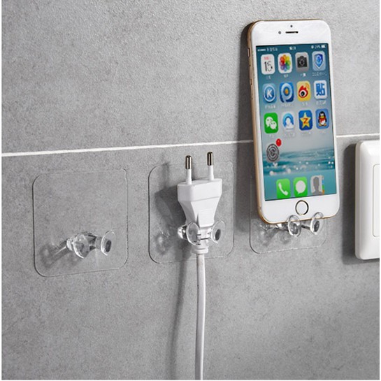 ที่แขวนเก็บของ ตะขอเก็บสายไฟ สายเคเบิ้ล usb แบบติดผนัง คุณภาพสูง #H2300 fumuku