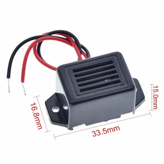 Dc 12V 85dB Alarm Buzzer Mini อิเล็กทรอนิกส์ Mechanical Lead Buzzers โมดูลเสียงคงที่