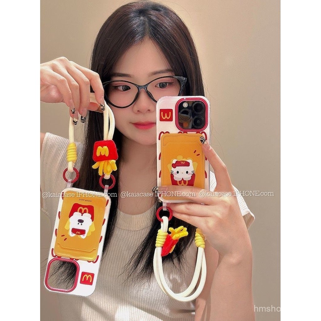 เฟรนช์ฟราย ktcat เคสโทรศัพท์มือถือสำหรับ iphone15promax สำหรับแอปเปิ้ล15รุ่นใหม่14/13/12หญิง11 k4qh