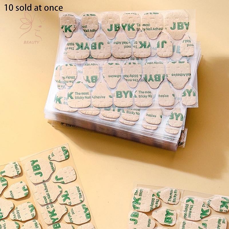 [maybeauty] 240 ชิ้น DIY เคล็ดลับเล็บปลอมอะคริลิคเล็บเจลแต่งหน้าเครื่องมือกันน้ําสองด้านเล็บปลอมศิลปะเทปกาวสติกเกอร์กาว {TH}