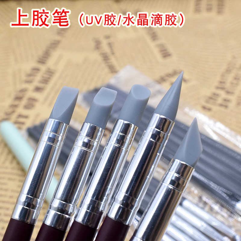 UV Glue Special Soft Tip DIY Handmade Resin Liquid Silicone Pen Crystal Epoxy AB Nail Gel Applicatio