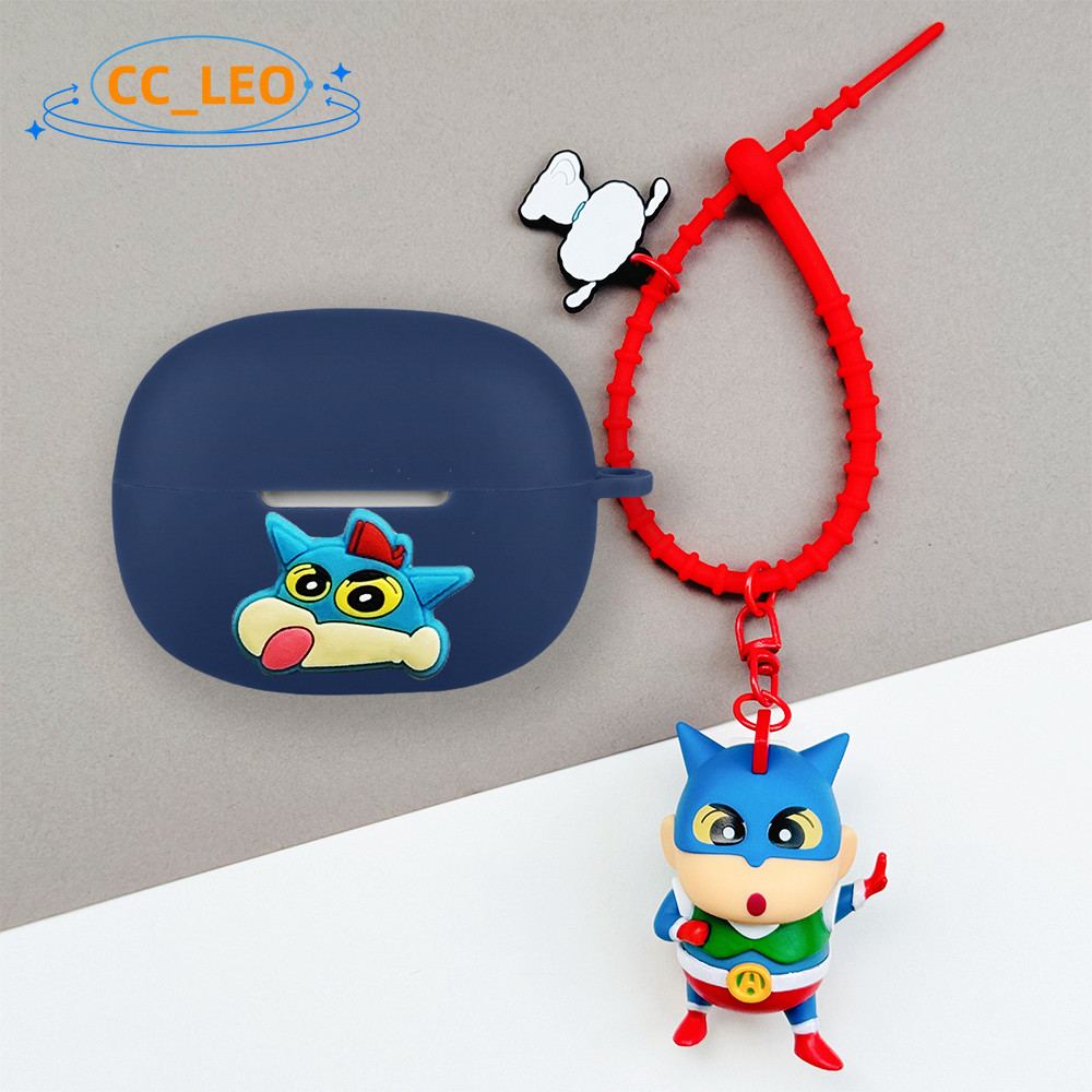 for Shokz OpenDots One E310 Case Silicone Soft Case Cute Keychain Pendant Cartoon Shokz OpenDots One