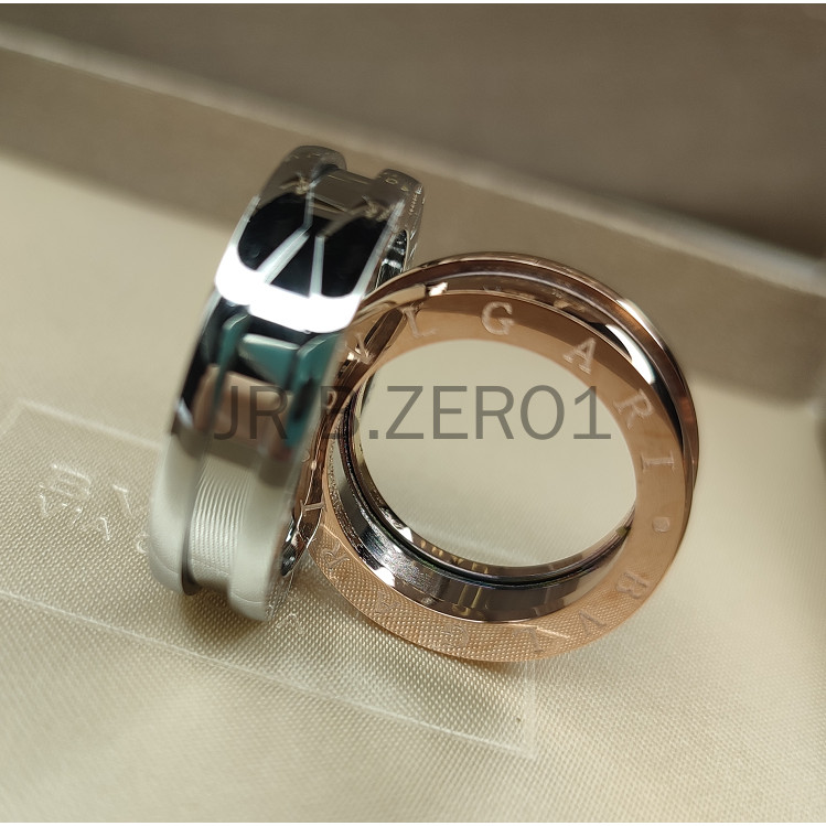 แหวนเดี่ยว 18Kt Rose Gold และ Silver ใหม่